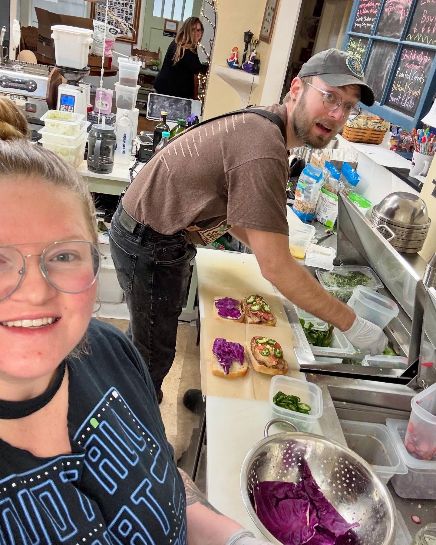 Tristan and Kate, owners of Moon House